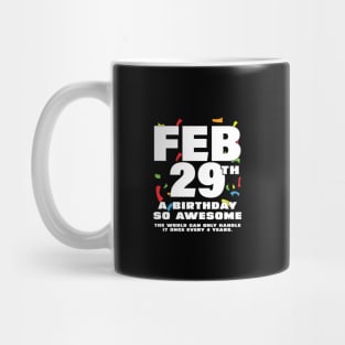 Happy Leap Day Year 2024 February 29th Funny Frog lovers Mug